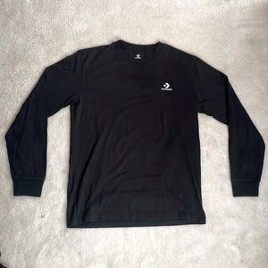CONVERSE Men’s Long Sleeve Black SIZE M (Medium)